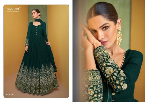 Sayuri Alizeh Gold New Traditional Cotton Designer Gown Collection